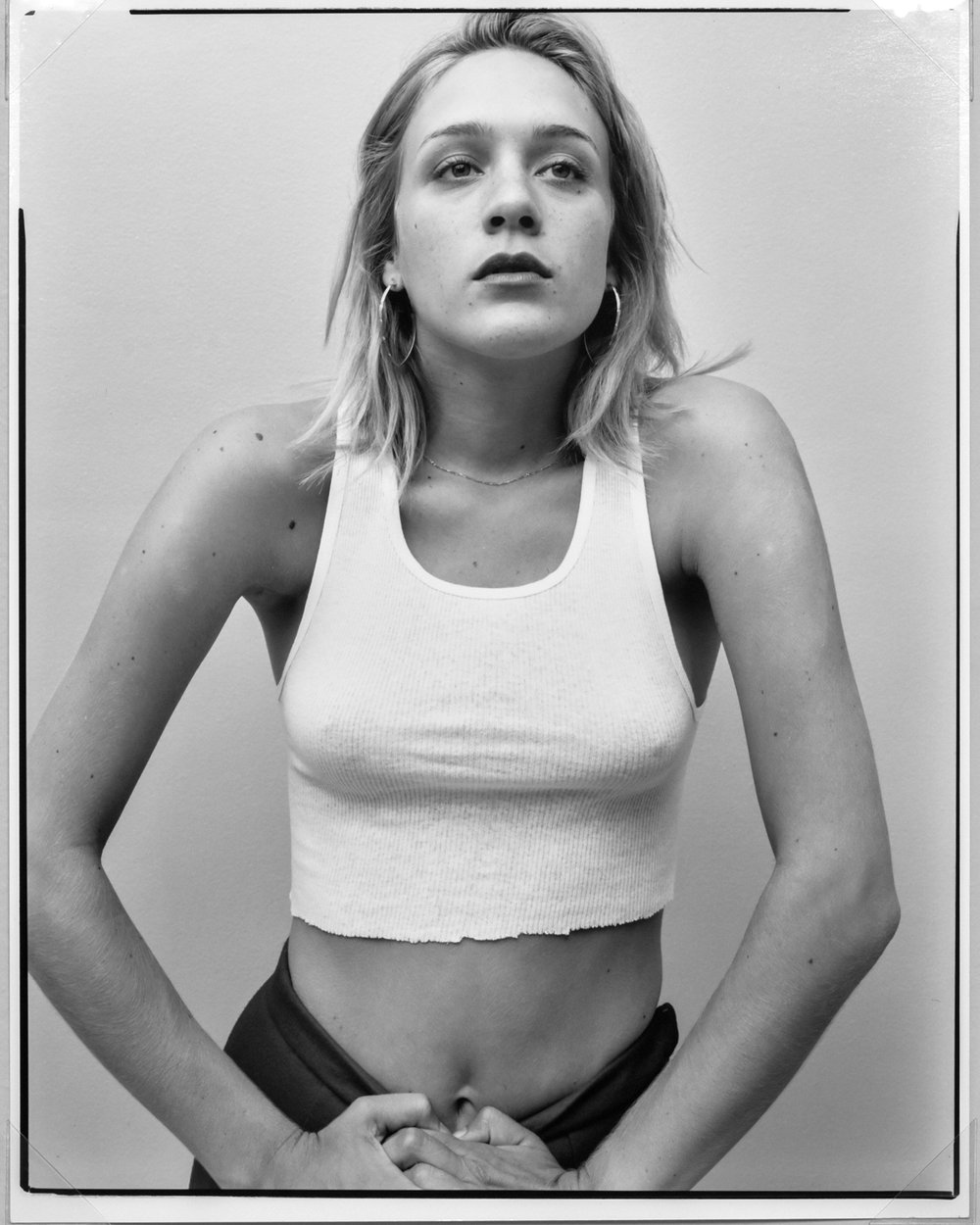 LA WOMAN | Store - CHLOË SEVIGNY, NEW YORK CITY, 1997, PORTRAIT IN WHITE TANK TOP B&W LA WOMAN | Store - CHLOË SEVIGNY, NEW YORK CITY, 1997, PORTRAIT IN WHITE TANK TOP B&W